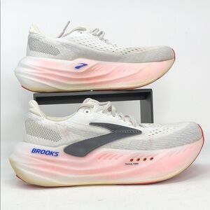 Brooks Glycerin Max 1204361B118 White Diva Pink Women’s Running Shoes - Size 9